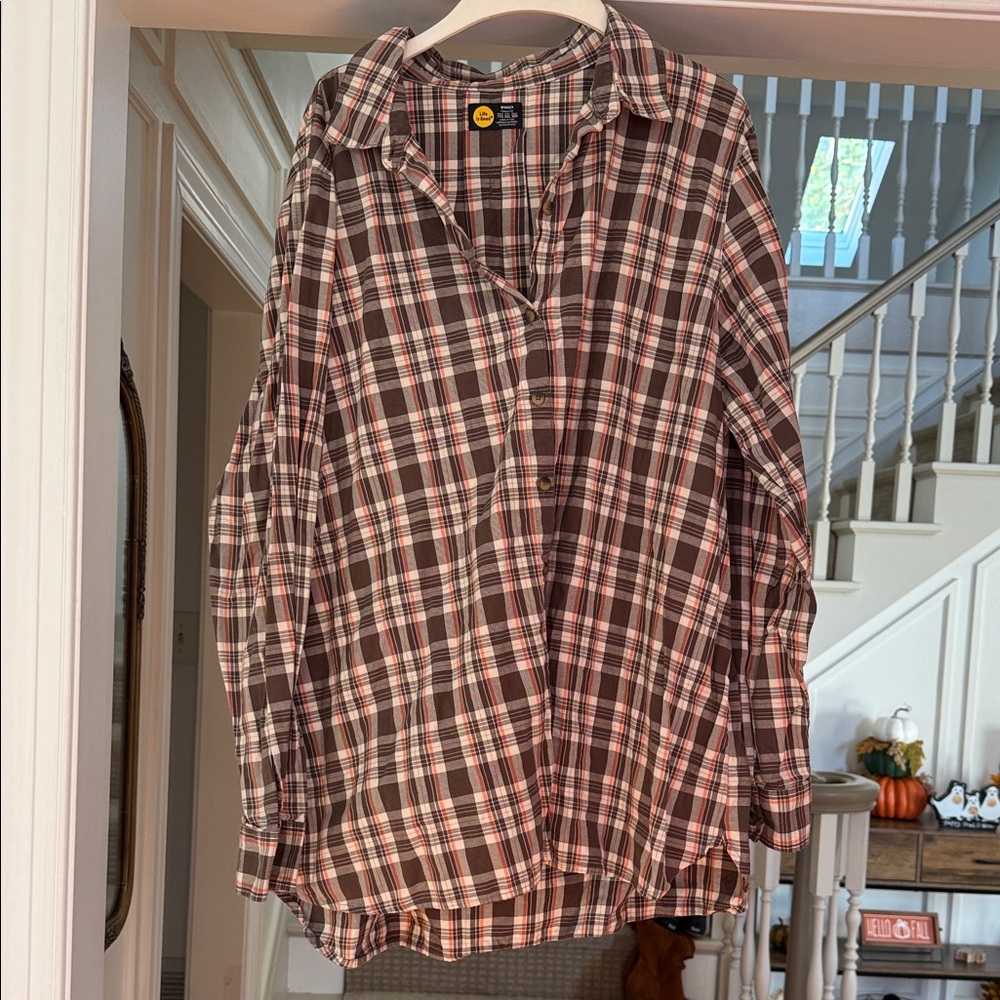 Life is Good Button Down
